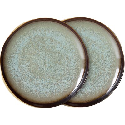 HK LIVING - Assiette à dessert 70s ceramics - Gris - Grès émaillé - Publicité HK LIVING - Assiette à dessert 70s ceramics - Gris - Grès émaillé - Publicité