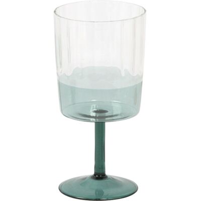 Maison Sarah Lavoine - Verre à vin Eclat - Bleu - Verre soufflé - Designer Sarah Lavoine - Publicité Maison Sarah Lavoine - Verre à vin Eclat - Bleu - Verre soufflé - Designer Sarah Lavoine - Publicité