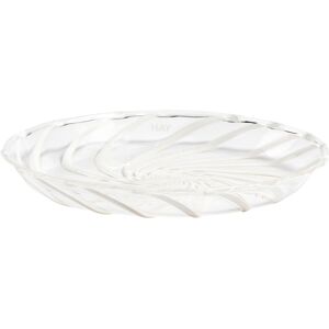 Hay – Assiette à mignardises Spin – transparent – verre borosilicaté