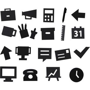 Design Letters - Set Panneau perforé - Noir - Polyméthacrylate de méthyle - Publicité Design Letters - Set Panneau perforé - Noir - Polyméthacrylate de méthyle - Publicité