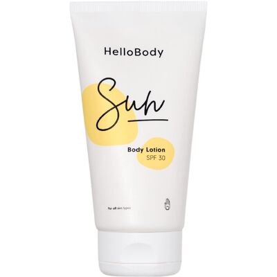 Lotion solaire corporelle Sun - HelloBody - Publicité Lotion solaire corporelle Sun - HelloBody - Publicité