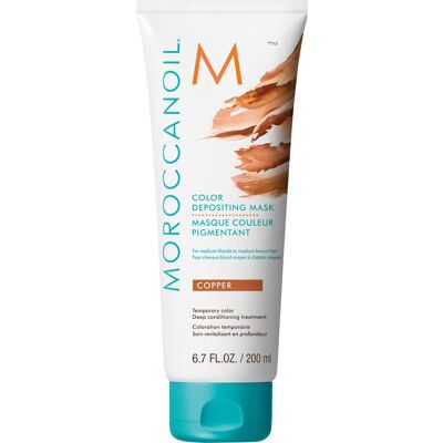 Masque Déposant de Couleur Moroccanoil Cuivre (200 ml) - Publicité Masque Déposant de Couleur Moroccanoil Cuivre (200 ml) - Publicité