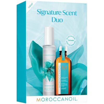 Coffret Soin Light & Brume du Maroc - Moroccanoil - Publicité Coffret Soin Light & Brume du Maroc - Moroccanoil - Publicité