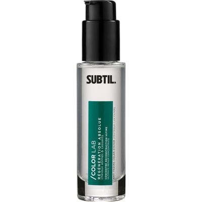 Sérum sans rinçage cheveux abîmés Regeneration Absolue - SUBTIL. Publicité Sérum sans rinçage cheveux abîmés Regeneration Absolue - SUBTIL. Publicité