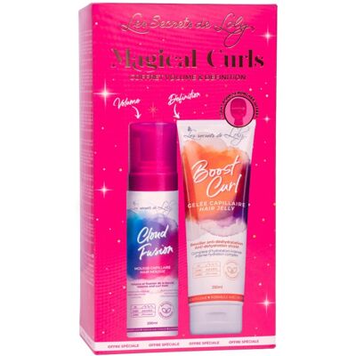 Coffret volume & définition boucles magiques - Les Secrets de Loly - Publicité Coffret volume & définition boucles magiques - Les Secrets de Loly - Publicité