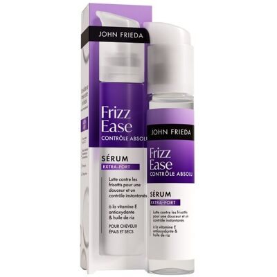 Sérum contrôle absolu Frizz Ease - John Frieda - Publicité Sérum contrôle absolu Frizz Ease - John Frieda - Publicité