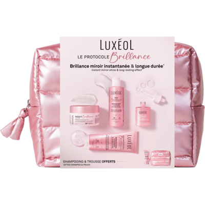 Trousse routine brillance - Luxéol - Publicité Trousse routine brillance - Luxéol - Publicité