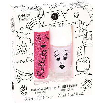 Duo pour enfant vernis à l’eau et gloss Fairytales - Nailmatic - Publicité Duo pour enfant vernis à l’eau et gloss Fairytales - Nailmatic - Publicité