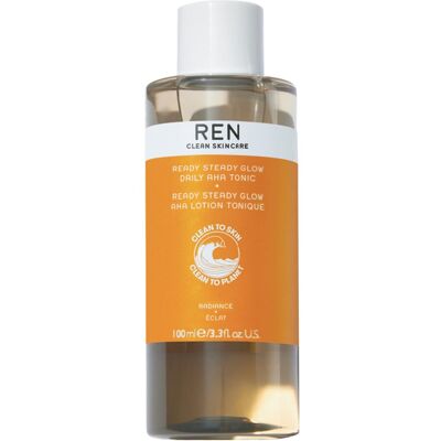 REN Ready Steady Glow Daily AHA Tonic - 100ml - Publicité REN Ready Steady Glow Daily AHA Tonic - 100ml - Publicité