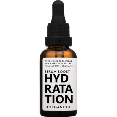 Sérum booster d’hydratation melon d’eau & fleur de grenadier - 30ml - Biorganique - Publicité Sérum booster d’hydratation melon d’eau & fleur de grenadier - 30ml - Biorganique - Publicité