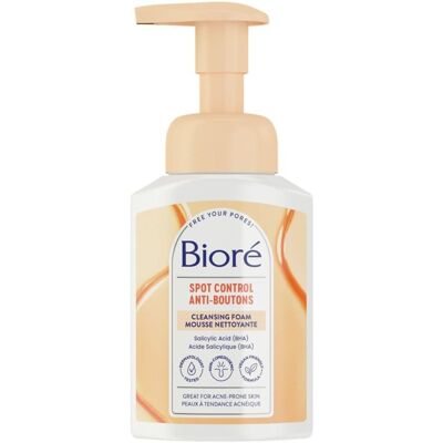 Mousse nettoyante BHA anti-boutons - Bioré - Publicité Mousse nettoyante BHA anti-boutons - Bioré - Publicité
