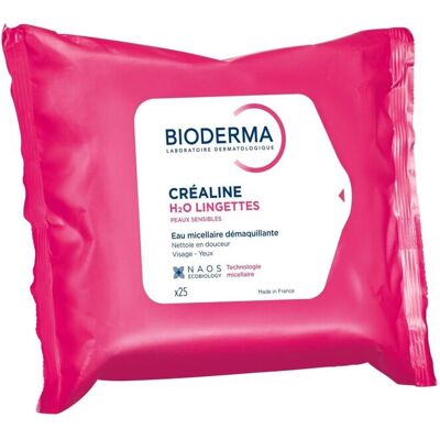 Bioderma Créaline H2O 25 Lingettes Démaquillantes - Peaux Sensibles - Publicité Bioderma Créaline H2O 25 Lingettes Démaquillantes - Peaux Sensibles - Publicité