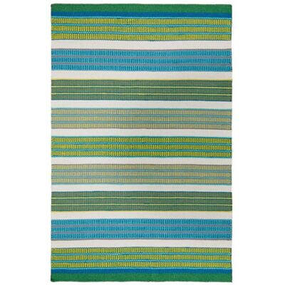 Designers Guild Tapis extérieur kilim fait main MAHAKAM - Publicité Designers Guild Tapis extérieur kilim fait main MAHAKAM - Publicité