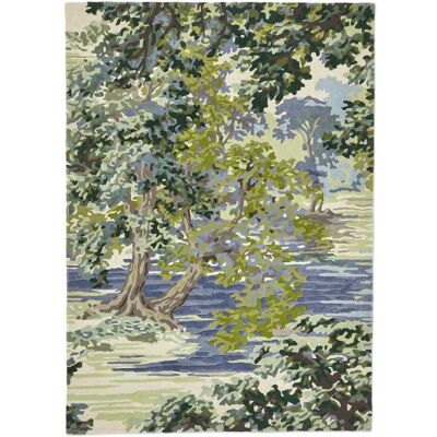 Sanderson Tapis salon et chambre fait main en laine motif floral CANOPY - Publicité Sanderson Tapis salon et chambre fait main en laine motif floral CANOPY - Publicité