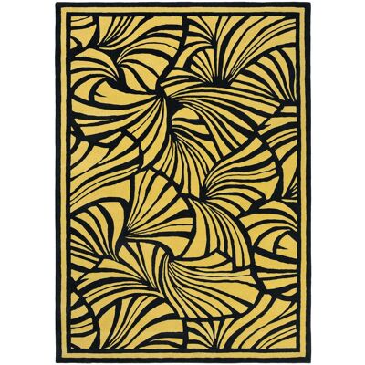 Florence Broadhurst Tapis salon et chambre fait à la main en laine motif abstrait FANS - Publicité Florence Broadhurst Tapis salon et chambre fait à la main en laine motif abstrait FANS - Publicité