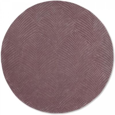 Wedgwood Tapis rond fait à la main en laine motif faux uni FOLIA - Publicité Wedgwood Tapis rond fait à la main en laine motif faux uni FOLIA - Publicité