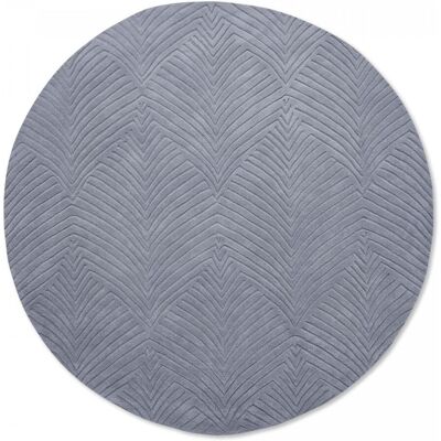 Wedgwood Tapis rond fait à la main en laine motif faux uni FOLIA - Publicité Wedgwood Tapis rond fait à la main en laine motif faux uni FOLIA - Publicité