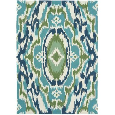 Harlequin Tapis extérieur tissé kilim rectangle IXORA - Publicité Harlequin Tapis extérieur tissé kilim rectangle IXORA - Publicité