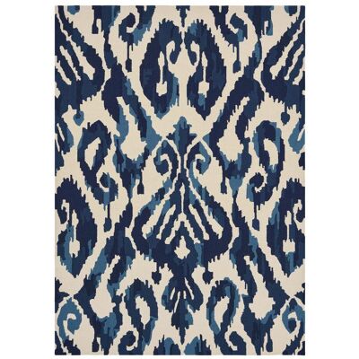 Sanderson Tapis extérieur tissé kilim rectangle KASURI - Publicité Sanderson Tapis extérieur tissé kilim rectangle KASURI - Publicité