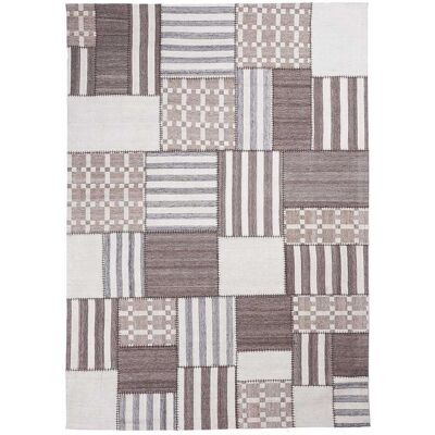 Tapis kilim en laine UNAMOURDETAPIS 160x230 - Gris - Rectangulaire - Commerce Équitable - Publicité Tapis kilim en laine UNAMOURDETAPIS 160x230 - Gris - Rectangulaire - Commerce Équitable - Publicité