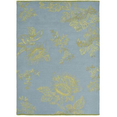 Wedgwood Tapis salon et chambre fait à la main en laine motif floral TONQUIN - Publicité Wedgwood Tapis salon et chambre fait à la main en laine motif floral TONQUIN - Publicité