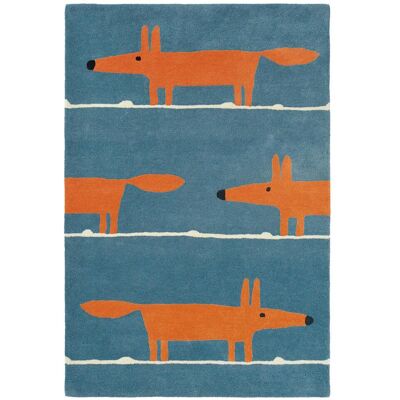 Scion Tapis enfant fait à la main en laine MR FOX - Publicité Scion Tapis enfant fait à la main en laine MR FOX - Publicité