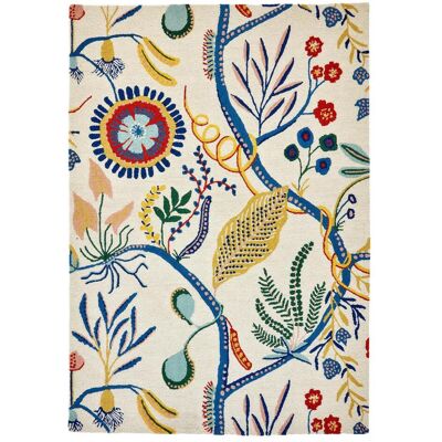 Scion Tapis salon et chambre fait à la main en laine motif floral SAVAGE - Publicité Scion Tapis salon et chambre fait à la main en laine motif floral SAVAGE - Publicité