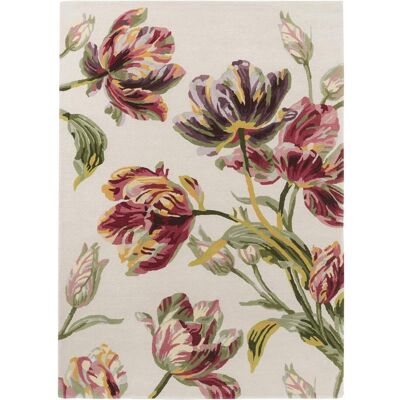 Laura Ashley Tapis salon et chambre fait main en laine motif floral GOSTFORD - Publicité Laura Ashley Tapis salon et chambre fait main en laine motif floral GOSTFORD - Publicité