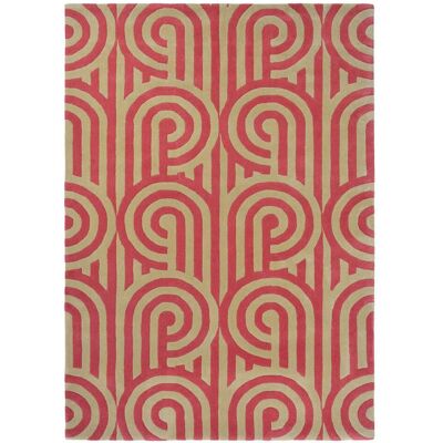 Florence Broadhurst Tapis salon et chambre fait à la main en laine motif seventies - Publicité Florence Broadhurst Tapis salon et chambre fait à la main en laine motif seventies - Publicité