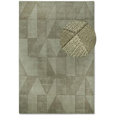 Villeroy & Boch Tapis salon géométrique URSULE , relief tissé à la main, design authentique - Publicité Villeroy & Boch Tapis salon géométrique URSULE , relief tissé à la main, design authentique - Publicité