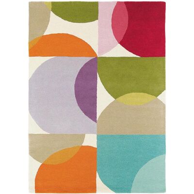 Scion Tapis salon KALEIDO en laine Fait main - Publicité Scion Tapis salon KALEIDO en laine Fait main - Publicité
