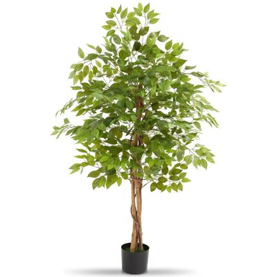 TecTake GmbH Ficus artificiel FIDA à l'aspect naturel - 160 cm - Publicité TecTake GmbH Ficus artificiel FIDA à l'aspect naturel - 160 cm - Publicité