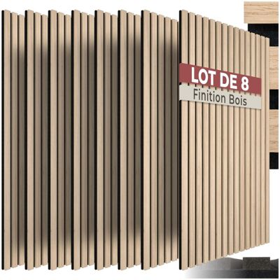 TecTake GmbH Panneaux acoustiques Sonic Wall III aspect bois - Chêne clair - Publicité TecTake GmbH Panneaux acoustiques Sonic Wall III aspect bois - Chêne clair - Publicité