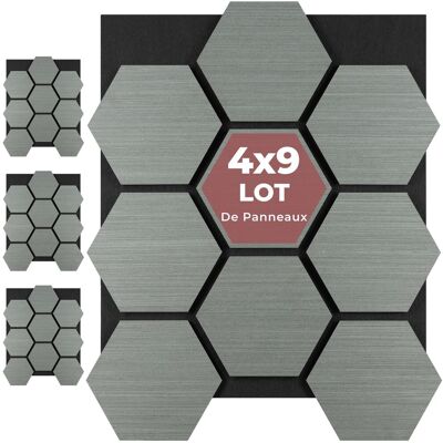 TecTake GmbH Panneaux acoustiques Sonic Shield aspect bois - chêne gris clair - Publicité TecTake GmbH Panneaux acoustiques Sonic Shield aspect bois - chêne gris clair - Publicité