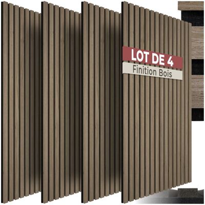 TecTake GmbH Panneaux acoustiques Sonic Wall IV aspect bois - Chêne foncé - Publicité TecTake GmbH Panneaux acoustiques Sonic Wall IV aspect bois - Chêne foncé - Publicité