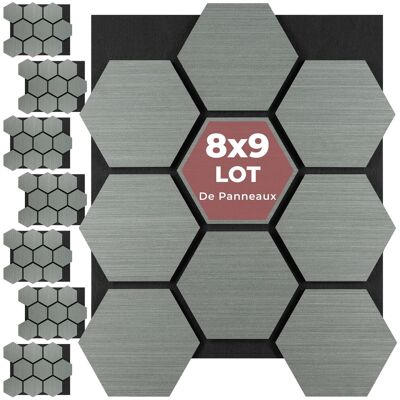 TecTake GmbH Panneaux acoustiques Sonic Shield aspect bois - chêne gris clair - Publicité TecTake GmbH Panneaux acoustiques Sonic Shield aspect bois - chêne gris clair - Publicité