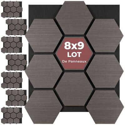 TecTake GmbH Panneaux acoustiques Sonic Shield aspect bois - Chêne gris - Publicité TecTake GmbH Panneaux acoustiques Sonic Shield aspect bois - Chêne gris - Publicité