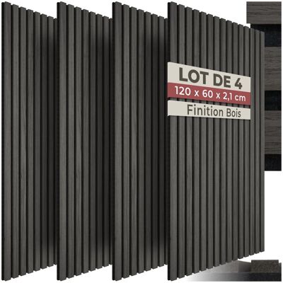 TecTake GmbH Panneaux acoustiques SONIC WALL aspect bois - chêne noir - Publicité TecTake GmbH Panneaux acoustiques SONIC WALL aspect bois - chêne noir - Publicité
