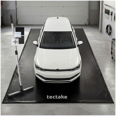 TecTake GmbH Tapis de sol pour garage, antidérapant, imperméable, avec raclette - noir - Publicité TecTake GmbH Tapis de sol pour garage, antidérapant, imperméable, avec raclette - noir - Publicité