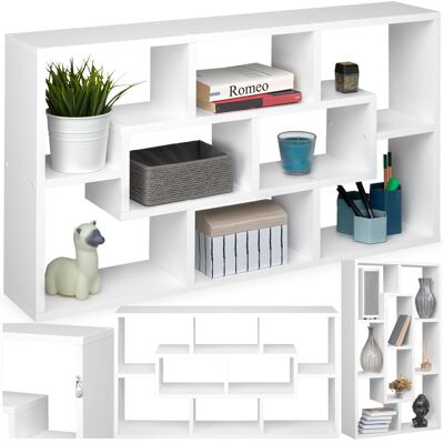 TecTake GmbH Étagère murale Kassandra avec 8 compartiments en Bois MDF - blanc - Publicité TecTake GmbH Étagère murale Kassandra avec 8 compartiments en Bois MDF - blanc - Publicité