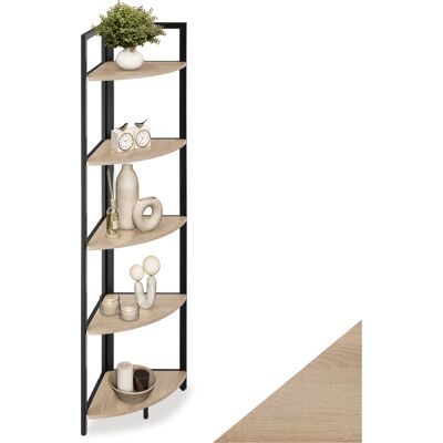 TecTake GmbH Étagère d’angle Castlebar 30 x 30 x 150 cm - Bois clair industriel, Chêne Sonoma - Publicité TecTake GmbH Étagère d’angle Castlebar 30 x 30 x 150 cm - Bois clair industriel, Chêne Sonoma - Publicité
