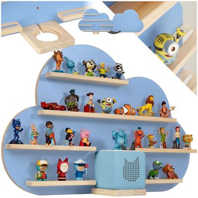 TecTake GmbH Étagère murale MyLittleStory Cloud peut contenir jusqu'à 28 Tonies - bleu - Publicité TecTake GmbH Étagère murale MyLittleStory Cloud peut contenir jusqu'à 28 Tonies - bleu - Publicité