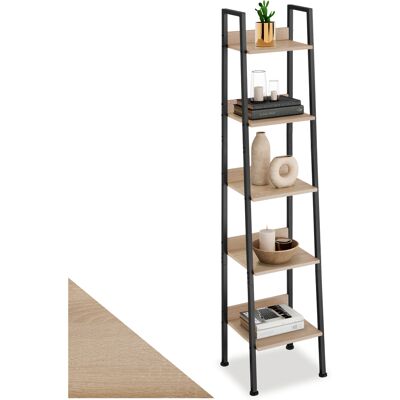 TecTake GmbH Étagère échelle - 35,5 x 31,5 x 170,5 cm, Bois clair industriel, Chêne Sonoma - Publicité TecTake GmbH Étagère échelle - 35,5 x 31,5 x 170,5 cm, Bois clair industriel, Chêne Sonoma - Publicité