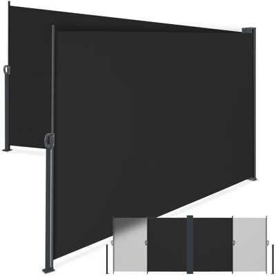 TecTake GmbH Store latéral double extensible avec mécanisme d'enroulement - noir - Publicité TecTake GmbH Store latéral double extensible avec mécanisme d'enroulement - noir - Publicité