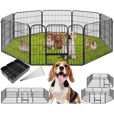TecTake GmbH Enclos pour chien modulable - 60 cm - Publicité TecTake GmbH Enclos pour chien modulable - 60 cm - Publicité