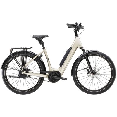 Vélo électrique TREK District+ 5 Lowstep 800 Wh 2026 L BEIGE - Publicité Vélo électrique TREK District+ 5 Lowstep 800 Wh 2026 L BEIGE - Publicité