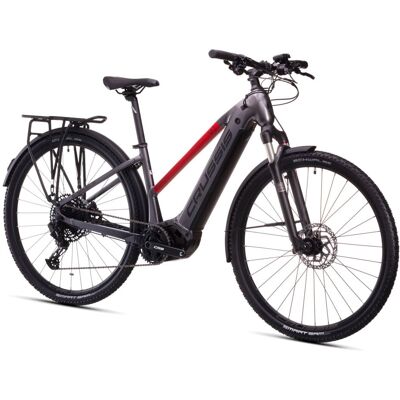 Vélo électrique CRUSSIS e-Savela 9.11 715 Wh 2026 S GRIS ROUGE - Publicité Vélo électrique CRUSSIS e-Savela 9.11 715 Wh 2026 S GRIS ROUGE - Publicité
