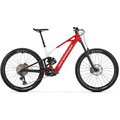 Vélo électrique MONDRAKER Crafty Carbon R 2026 M BLANC ROUGE - Publicité Vélo électrique MONDRAKER Crafty Carbon R 2026 M BLANC ROUGE - Publicité