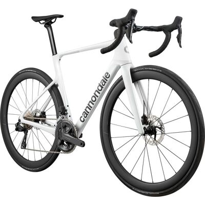 Vélo CANNONDALE SuperSix EVO 5 2026 58 BLANC - Publicité Vélo CANNONDALE SuperSix EVO 5 2026 58 BLANC - Publicité