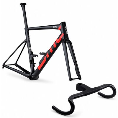 BMC cuadros Kit cadre BMC Teammachine SLR 01 Carbon Neon Red 2026 51 NOIR ROUGE - Publicité BMC cuadros Kit cadre BMC Teammachine SLR 01 Carbon Neon Red 2026 51 NOIR ROUGE - Publicité
